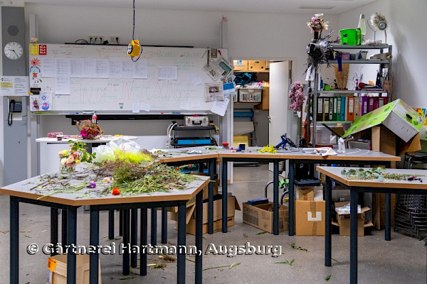Klassen- und Arbeitsräume der Floristen
